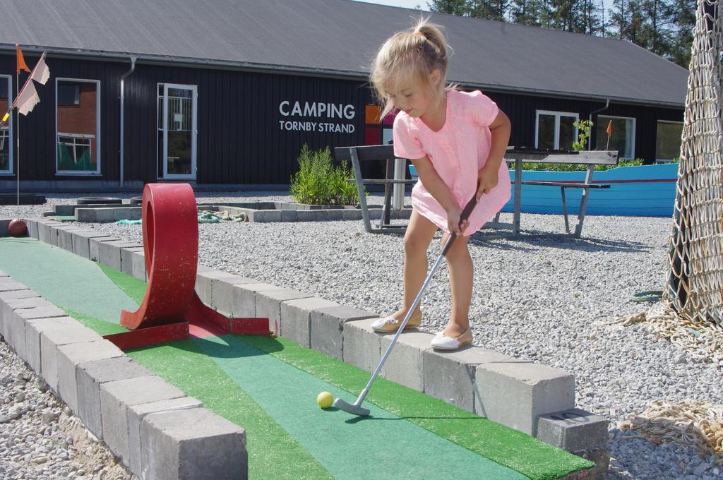 Tornby Strand Camping Cottages Hirtshals Bagian luar foto
